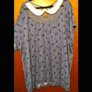 Torrid Doctor Who Tardis shirt size 5